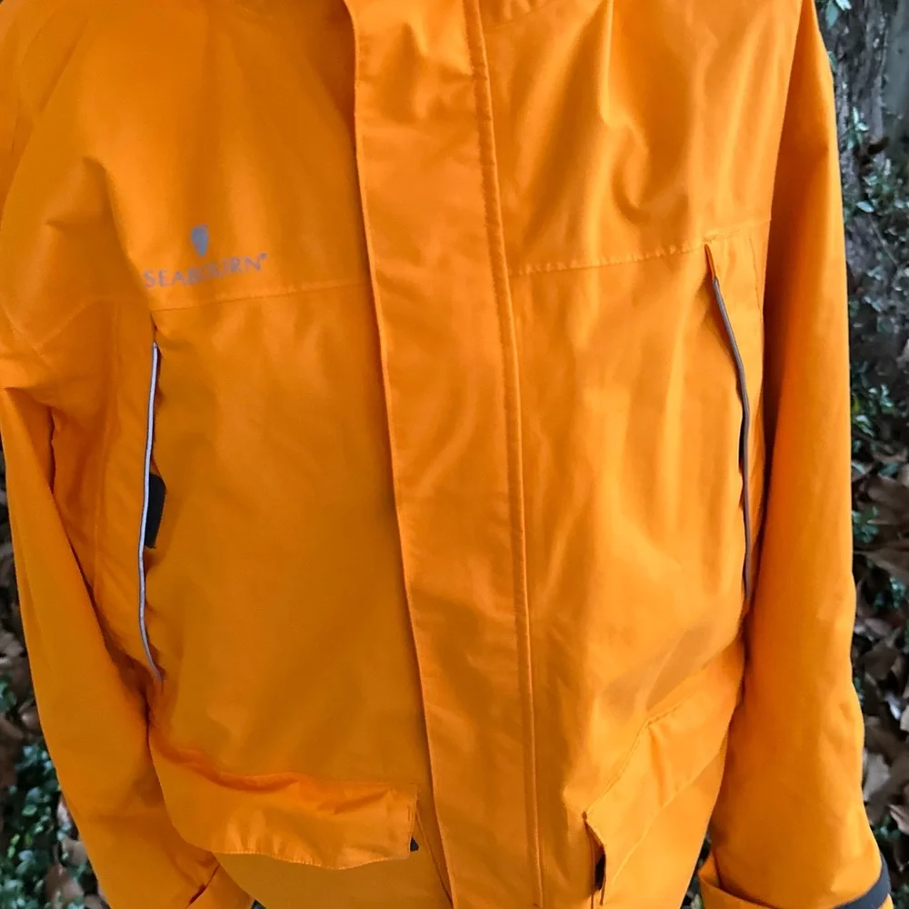 Helly Hansen seabourn men’s Size XL Orange , polar shield Performance Jacket - Picture 10 of 15